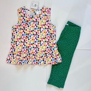 Hanna Andersson Outfit. Size 130 (equivalent to US size 6-7).